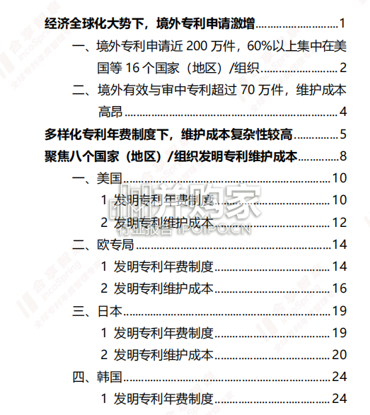 【干货】中国企业境外发明专利维护成本蓝皮书(2023年,84页)-第1张图片 【干货】中国企业境外发明专利维护成本蓝皮书(2023年,84页)-第1张图片
