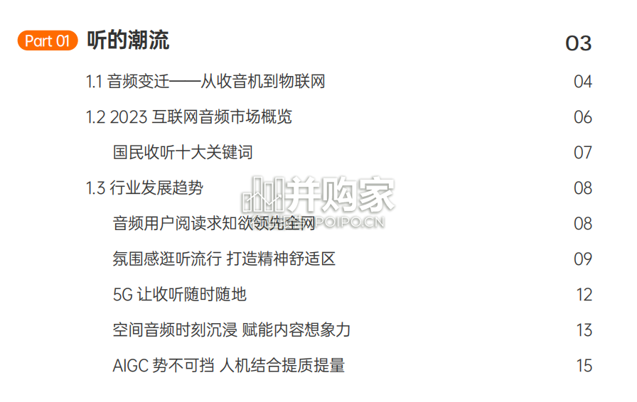 国民收听音频内容趋势白皮书(43页)-第1张图片 国民收听音频内容趋势白皮书(43页)-第1张图片