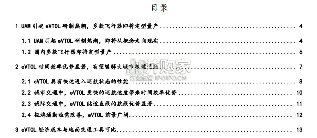 eVTOL行业报告：UAM市场前景（21页）-第1张图片