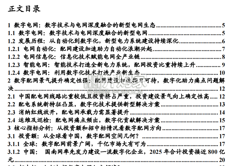 新型电网行业报告:数字配网、数字电网(47页)-第1张图片 新型电网行业报告:数字配网、数字电网(47页)-第1张图片