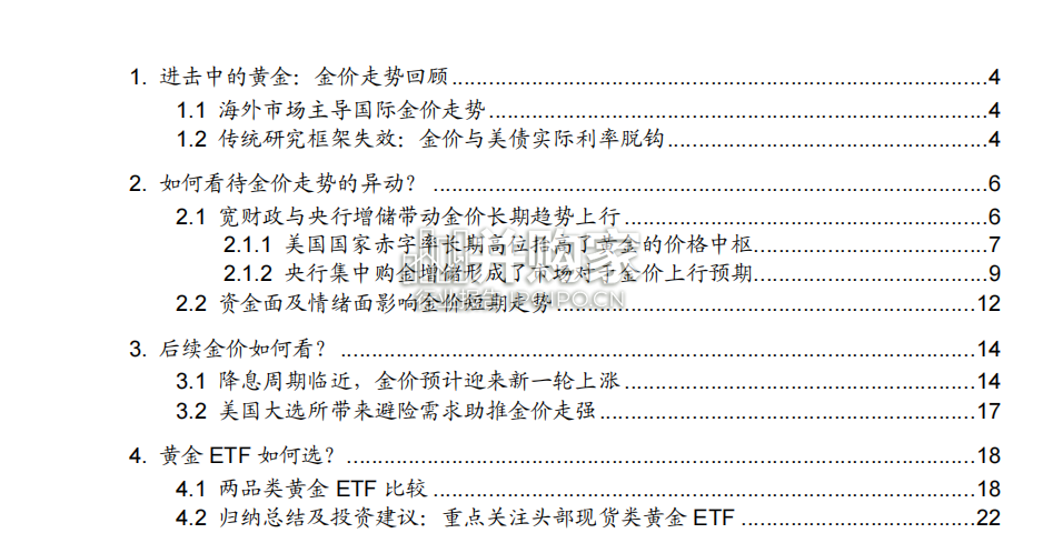 黄金ETF研究报告(25页)-第1张图片 黄金ETF研究报告(25页)-第1张图片