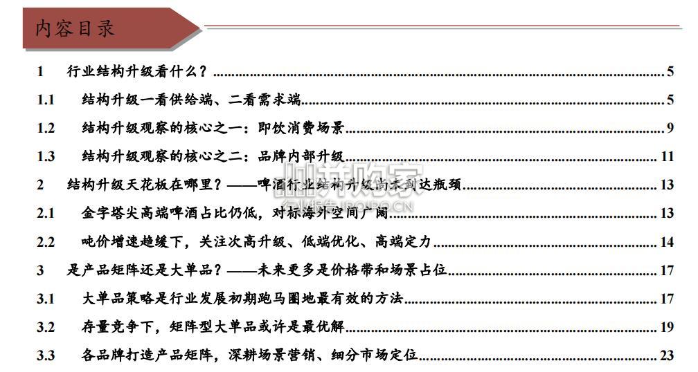 啤酒行业研究报告(28页)-第1张图片 啤酒行业研究报告(28页)-第1张图片