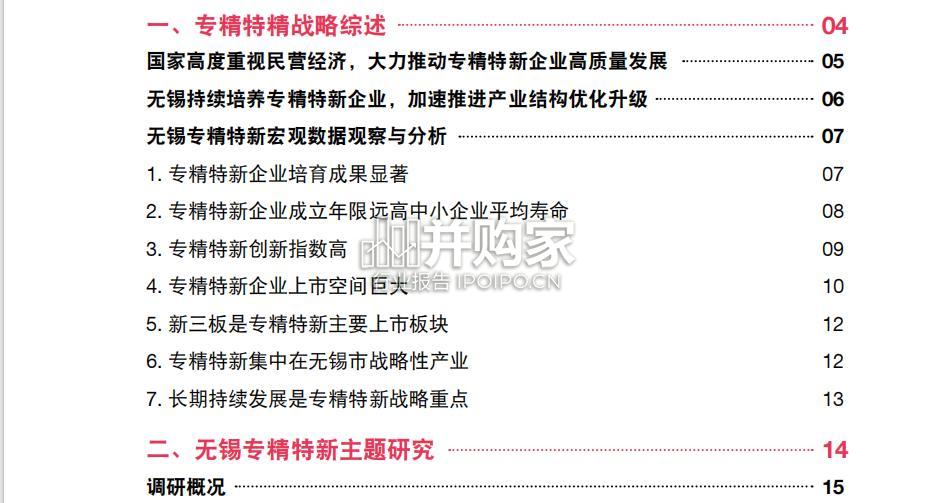 无锡“专精特新”洞察报告(51页)-第1张图片 无锡“专精特新”洞察报告(51页)-第1张图片