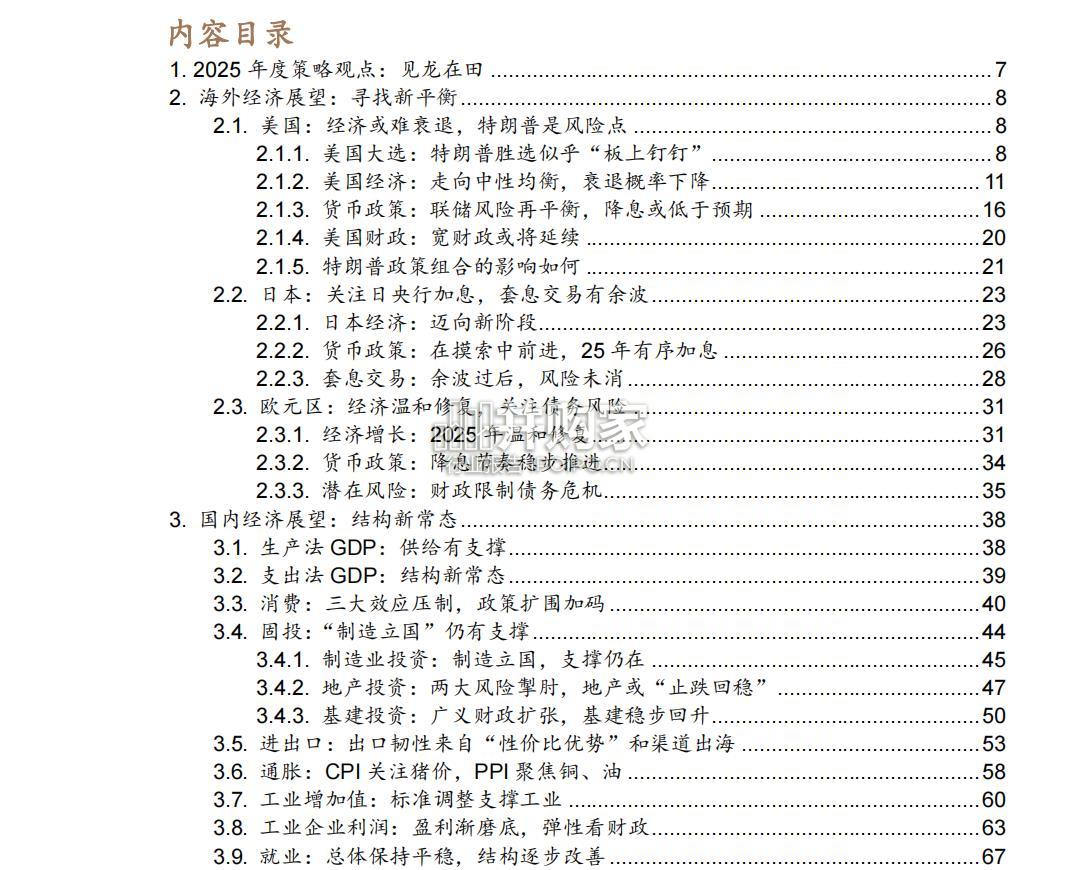 2025年经济、政策及资产配置展望报告(97页)-第1张图片 2025年经济、政策及资产配置展望报告(97页)-第1张图片