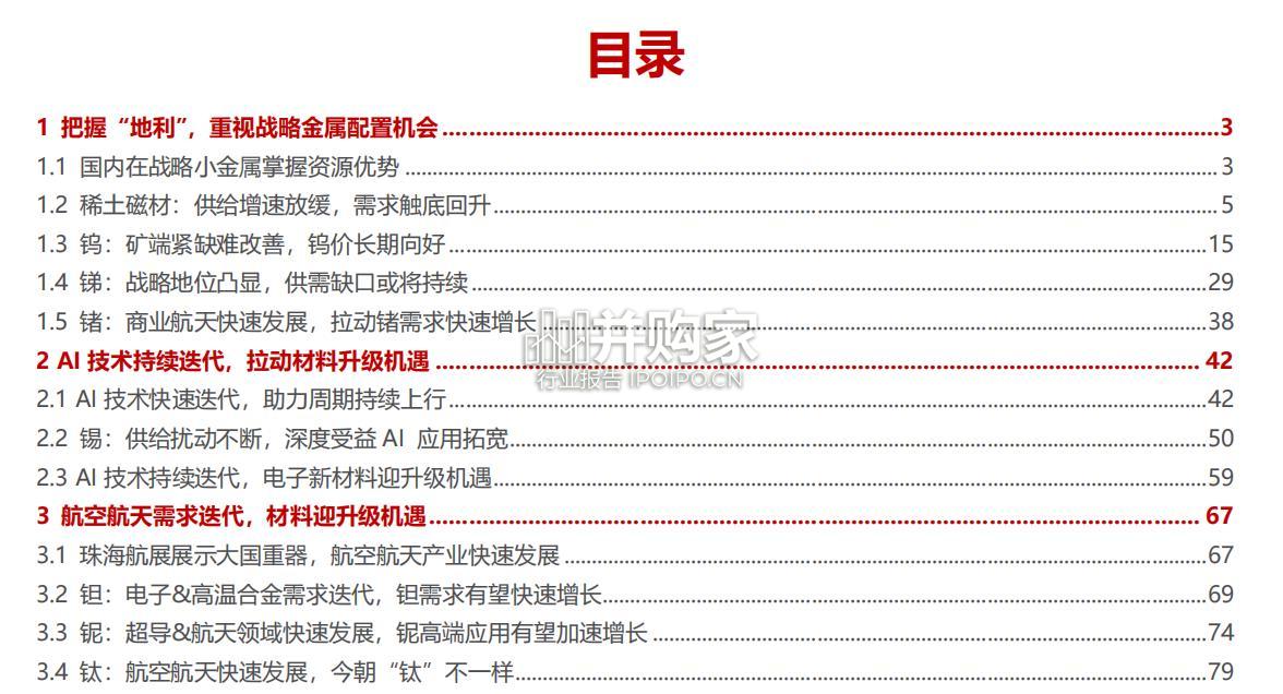 稀土磁材行业报告:钨、钼、稀土、锑、锗、镓、钒(107页)-第1张图片 稀土磁材行业报告:钨、钼、稀土、锑、锗、镓、钒(107页)-第1张图片