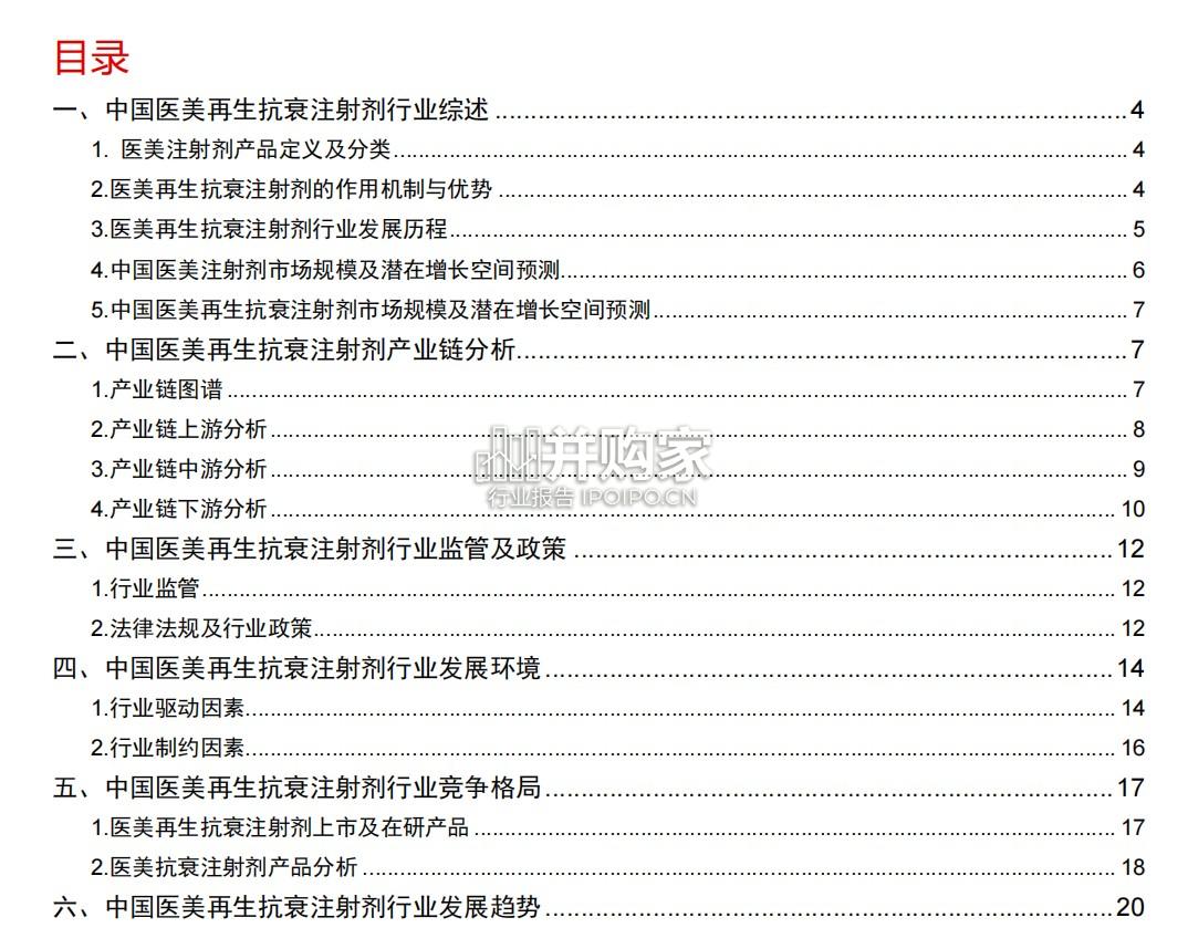 中国医美再生抗衰注射剂行业报告(30页)-第1张图片 中国医美再生抗衰注射剂行业报告(30页)-第1张图片