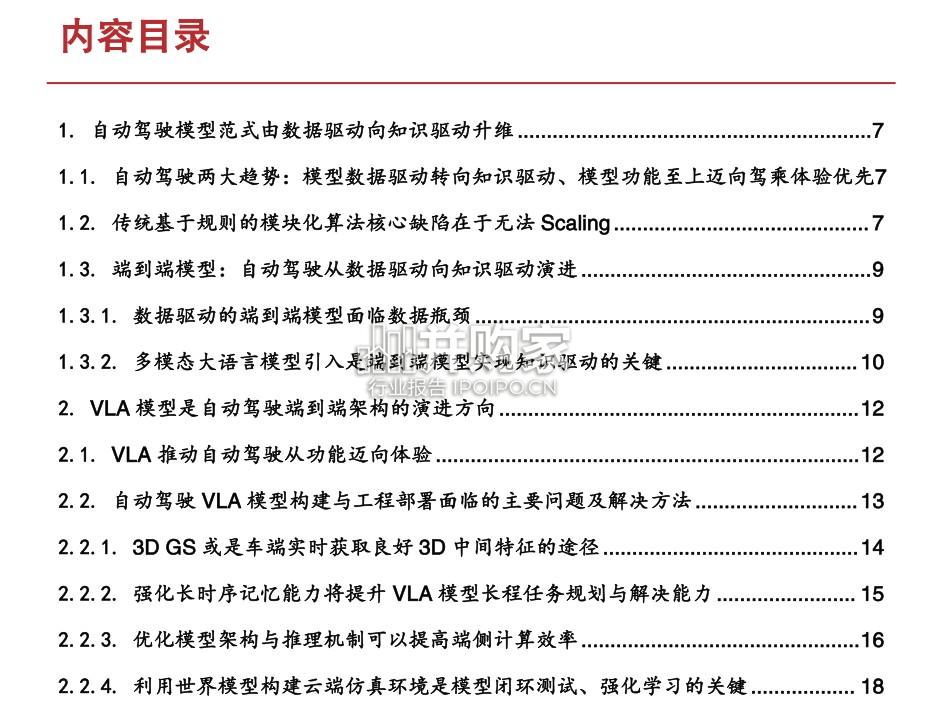 自动驾驶VLA模型行业报告(47页)-第1张图片 自动驾驶VLA模型行业报告(47页)-第1张图片