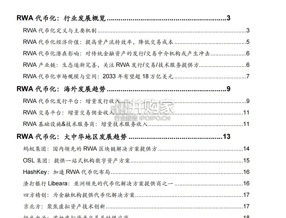 RWA代币化研究报告(21页)-第1张图片 RWA代币化研究报告(21页)-第1张图片