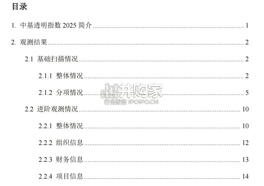 中国基金会透明度观察报告(30页)-第1张图片 中国基金会透明度观察报告(30页)-第1张图片