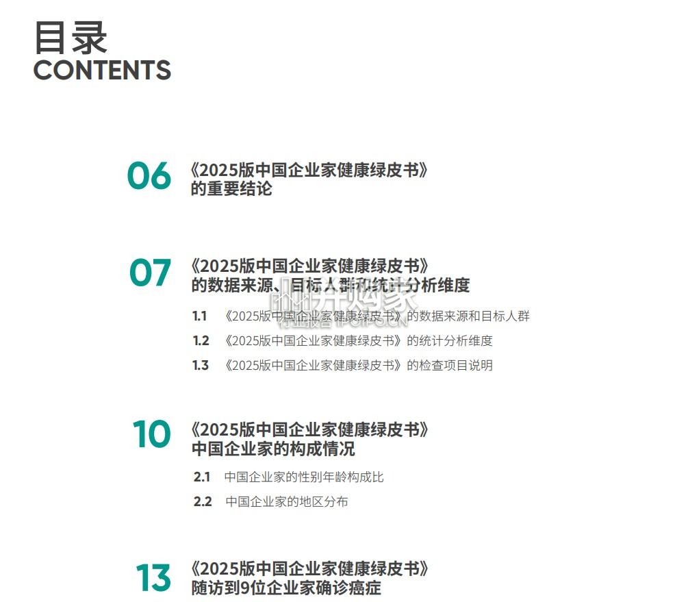 中国企业家健康绿皮书(106页)-第1张图片 中国企业家健康绿皮书(106页)-第1张图片