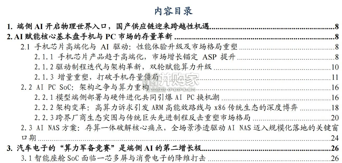 2026年端侧AI产业深度报告:应用迭代驱动终端重构,见证端侧SoC芯片的价值重估与位阶提升(101页)-第1张图片 2026年端侧AI产业深度报告:应用迭代驱动终端重构,见证端侧SoC芯片的价值重估与位阶提升(101页)-第1张图片