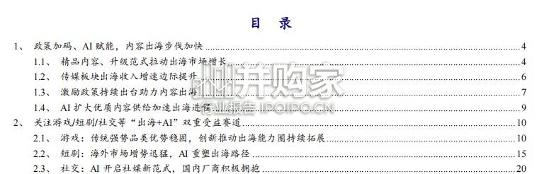 数字内容市场报告:AI赋能,内容出海乘势而上(27页)-第1张图片 数字内容市场报告:AI赋能,内容出海乘势而上(27页)-第1张图片