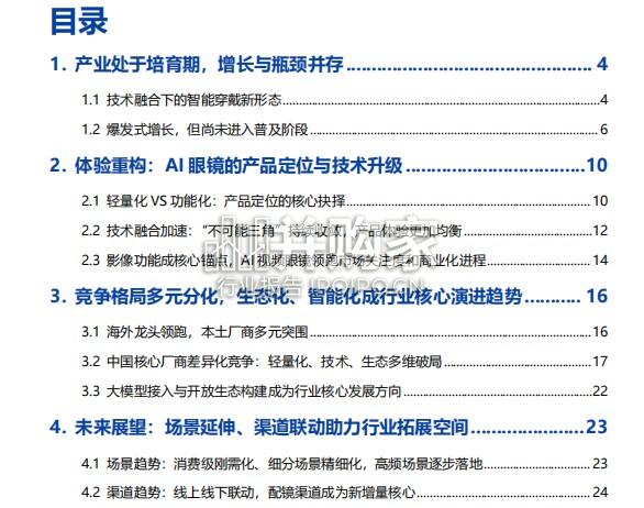AI眼镜行业报告:从技术融合到生态构建,把握穿戴智能化新浪潮(26页)-第1张图片 AI眼镜行业报告:从技术融合到生态构建,把握穿戴智能化新浪潮(26页)-第1张图片
