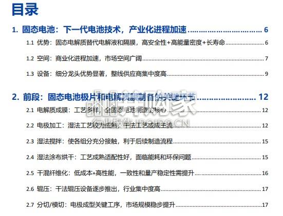 固态电池设备行业报告:固态电池技术迭代驱动工艺革新(30页)-第1张图片 固态电池设备行业报告:固态电池技术迭代驱动工艺革新(30页)-第1张图片